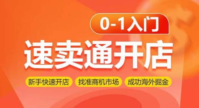 速卖通开店0-1入门，新手快速开店 找准商机市场 成功海外掘金-禾谷轻创网