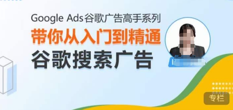 Google Ads谷歌广告高手 - 搜索广告，带你从入门到精通谷歌搜索广告-禾谷轻创网