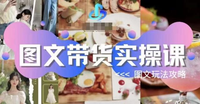 图文带货实操课，图文玩法攻略玩法-禾谷轻创网