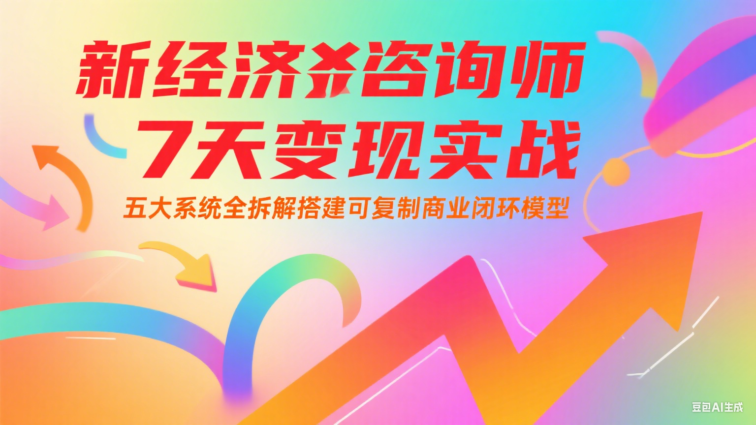 新经济咨询师 7 天变现实战：五大系统全拆解搭建可复制商业闭环模型-禾谷轻创网