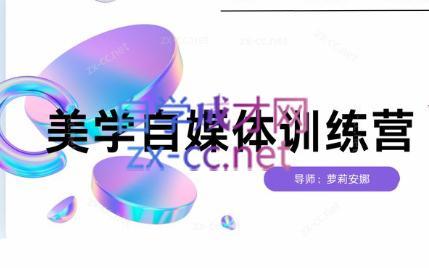 安娜·美学自媒体IP系统课-禾谷轻创网