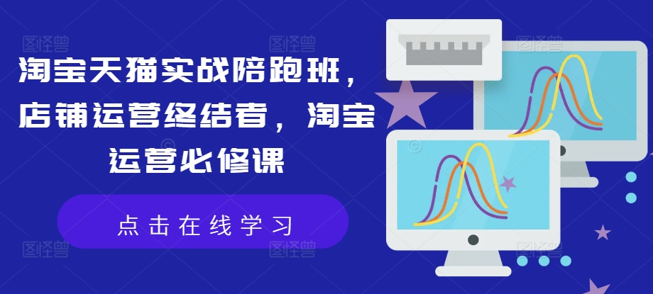淘宝天猫实战陪跑班，店铺运营终结者，淘宝运营必修课-禾谷轻创网