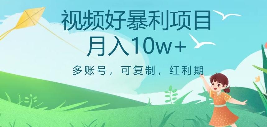 视频号暴利项目，多账号，可复制，红利期，月入10w+【揭秘】-禾谷轻创网