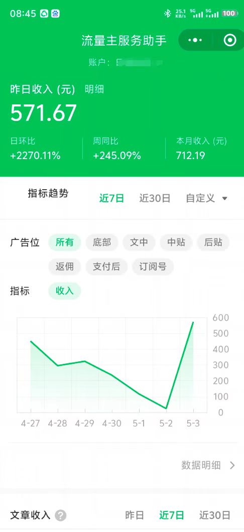 最新公众号托管躺赚项目，操作简单，只需复制粘贴，小白每天花五分钟，...-禾谷轻创网