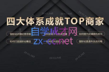 华曜·阿里巴巴国际站认知及直通车实操课程-禾谷轻创网