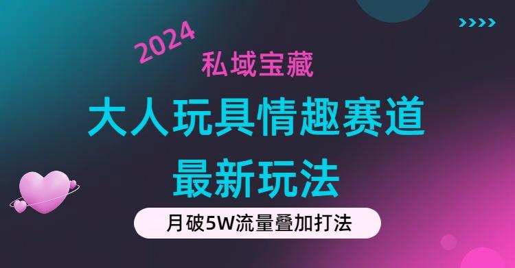 私域宝藏：大人玩具情趣赛道合规新玩法，零投入，私域超高流量成单率高-禾谷轻创网