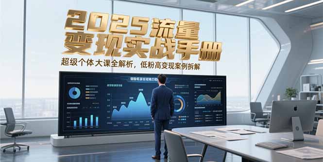 2025流量变现实战手册，超级个体大课全解析，低粉高变现案例拆解-禾谷轻创网