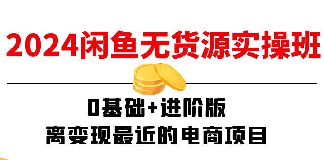 2024闲鱼-无货源实操班：0基础+进阶版，离变现最近的电商项目(15节-禾谷轻创网