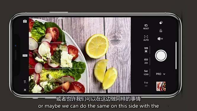 iPhone 美食摄影-掌握美食摄影造型-构图和编辑艺术-21节课-中英字幕-禾谷轻创网