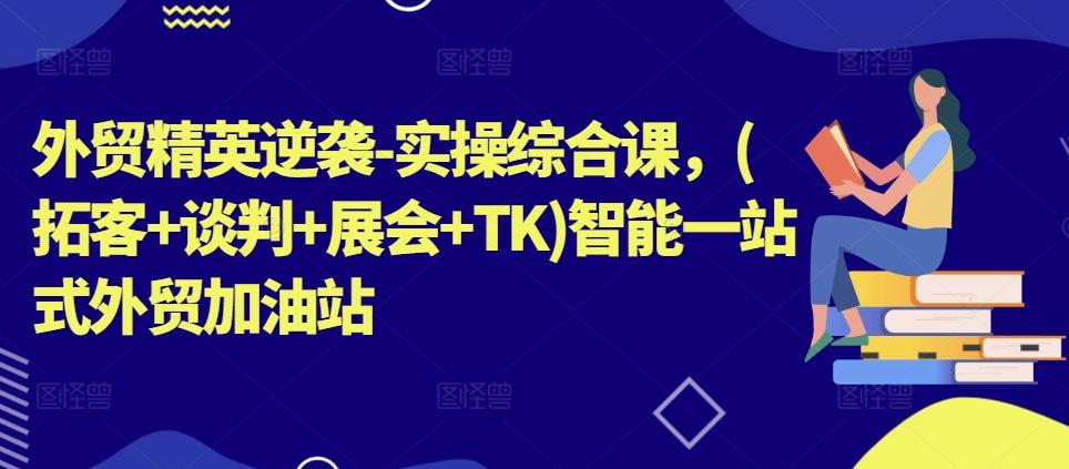 外贸精英逆袭-实操综合课，(拓客+谈判+展会+TK)智能一站式外贸加油站-禾谷轻创网