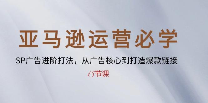 亚马逊运营必学： SP广告进阶打法，从广告核心到打造爆款链接-15节课-禾谷轻创网
