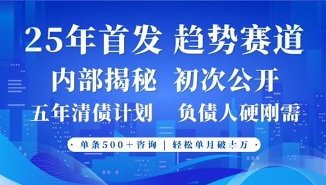 2025年首次公开，真正的事业型赛道，客咨不断，单月轻松破W-禾谷轻创网
