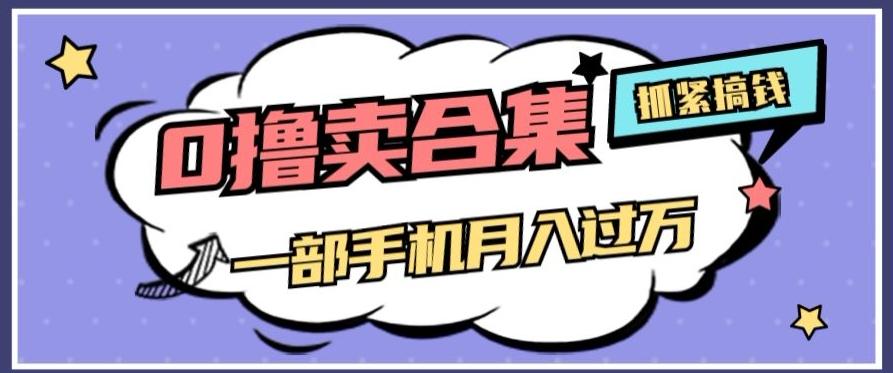 0撸项目月入过万，售卖全套ai工具合集，一单29.9元，一部手机即可【揭秘】-禾谷轻创网