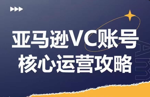 亚马逊VC账号核心玩法解析，实战经验拆解产品模块运营技巧，提升店铺GMV，有效提升运营利润-禾谷轻创网